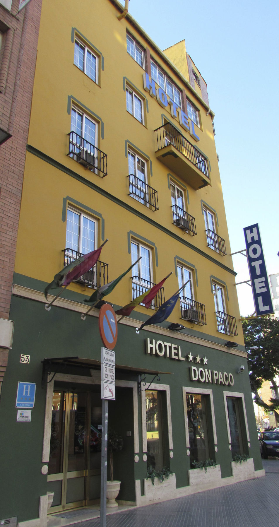 Hotel Don Paco Málaga Eksteriør bilde
